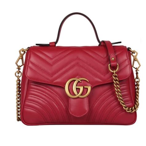 gucci hand bag red|red Gucci handbags sale.